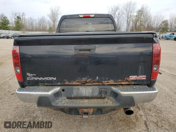 2011 GMC Canyon Work Truck with VIN 1GTG6LFE1B8121433, listed as a Copart auction lot 78406964 with 190,410 mi miles and Clean Title. Bid and sale history available at carsss.com. Image 6.