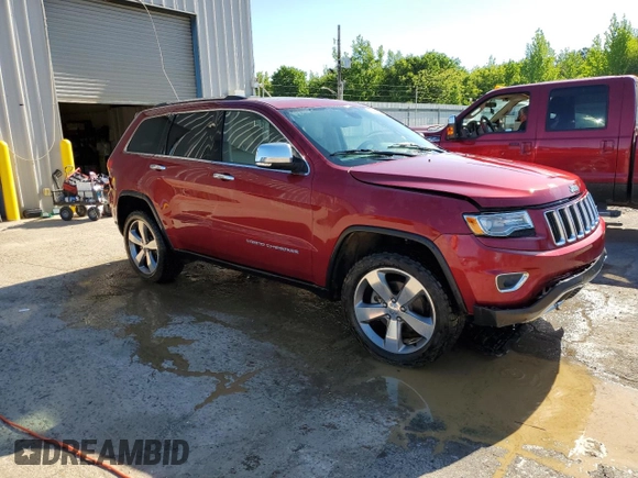 2014 Jeep Grand Cherokee Limited with VIN 1C4RJEBM6EC433412, listed as a Copart auction lot 55397645 with 52,941 mi miles and Salvage Title. Bid and sale history available at DreamBid. Image 4.