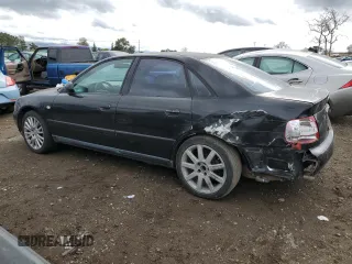 2001 Audi A4 with VIN WAUDC68D51A140718, listed as a Copart auction lot 43730695 with 151,442 mi miles and Salvage Title. Bid and sale history available at carsss.com. Image 2.