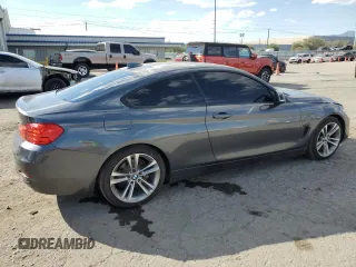 2014 BMW 4 Series 428i with VIN WBA3N7C55EF719924, listed as a Copart auction lot 74601284 with 57,165 mi miles and Clean Title. Bid and sale history available at carsss.com. Image 3.