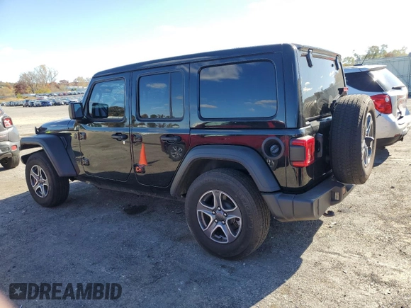 2023 Jeep Wrangler Sport with VIN 1C4HJXDN9PW512460, listed as a Copart auction lot 77107894 with 23,142 mi miles and Salvage Title. Bid and sale history available at DreamBid. Image 2.