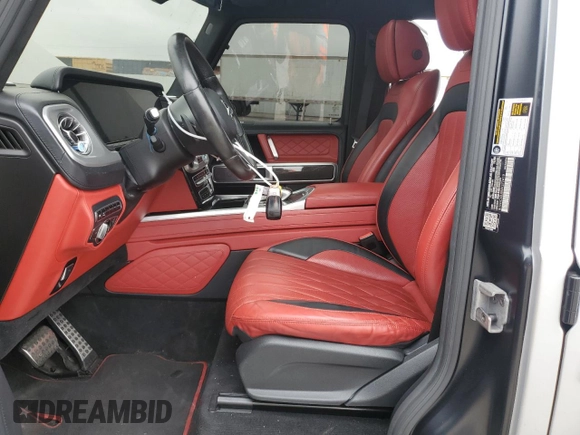 2021 Mercedes-Benz G 550 with VIN W1NYC6BJ8MX372419, listed as a Copart auction lot 55949184 with 43,820 mi miles and Salvage Title. Bid and sale history available at DreamBid. Image 7.