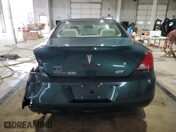 2006 Pontiac G6 GT with VIN 1G2ZH158664165013, listed as a Copart auction lot 51258125 with 71,387 mi miles and Salvage title. Bid and sale history available at DreamBid. Image 6.