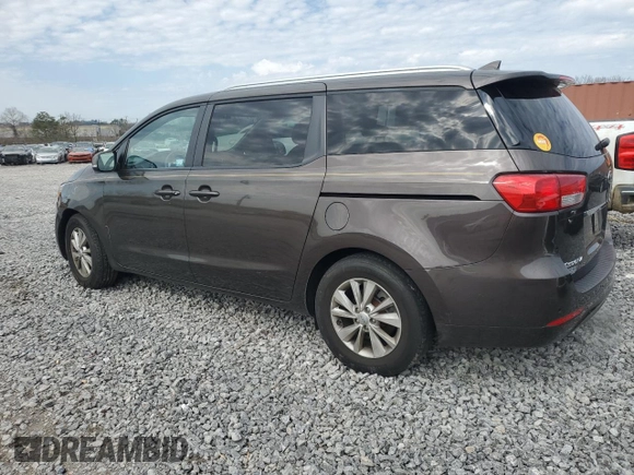 2016 Kia Sedona LX with VIN KNDMB5C15G6100857, listed as a Copart auction lot 45246565 with 152,683 mi miles and Salvage Title. Bid and sale history available at DreamBid. Image 2.
