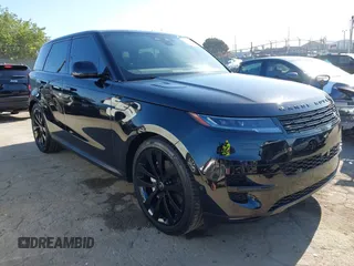 2025 Land Rover Range Rover Sport SE with VIN SAL1P9EU4SA439112, listed as a IAAI auction lot 42499278 with 5,596 mi miles and . Bid and sale history available at DreamBid. Image 1.