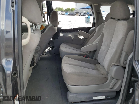2012 Kia Sedona LX with VIN KNDMG4C77C6472498, listed as a Copart auction lot 53424005 with 0 mi miles and Clean Title. Bid and sale history available at carsss.com. Image 11.