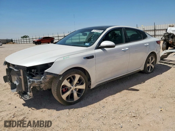 2016 Kia Optima SX Turbo z VIN 5XXGW4L20GG017102, wystawiony jako Copart lot #57258965 z przebiegiem 113 303 mil mil oraz Szkoda całkowita • Salvage title. Historia ofert i sprzedaży dostępna na DreamBid. Obrazek 1.
