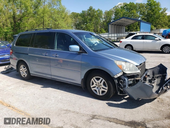 2006 Honda Odyssey Touring z VIN 5FNRL388X6B009356, wystawiony jako Copart lot #55991335 z przebiegiem 101 816 mil mil oraz Szkoda całkowita • Salvage title. Historia ofert i sprzedaży dostępna na DreamBid. Obrazek 4.