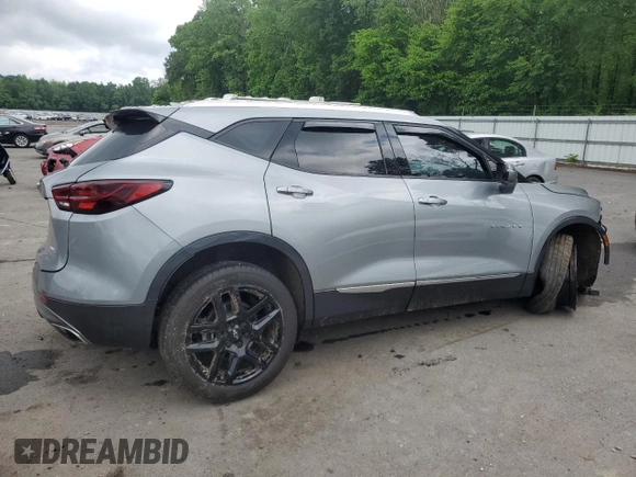 2023 Chevrolet Blazer Premier with VIN 3GNKBLRS6PS180166, listed as a Copart auction lot 57241025 with Not provided miles and Salvage title. Bid and sale history available at DreamBid. Image 3.