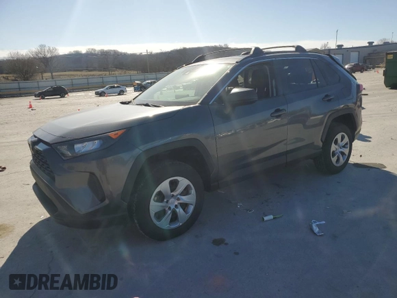 2020 Toyota RAV4 LE with VIN 2T3H1RFV7LC085928, listed as a Copart auction lot 47985445 with 57,249 mi miles and Salvage Title. Bid and sale history available at carsss.com. Image 1.