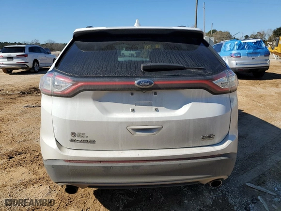 2017 Ford Edge SEL with VIN 2FMPK3J91HBC07865, listed as a Copart auction lot 42188575 with 104,555 mi miles and Salvage Title. Bid and sale history available at carsss.com. Image 6.