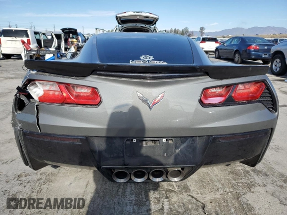 2015 Chevrolet Corvette 1LT with VIN 1G1YB2D76F5119269, listed as a Copart auction lot 44656675 with 0 mi miles and Salvage Title. Bid and sale history available at carsss.com. Image 6.