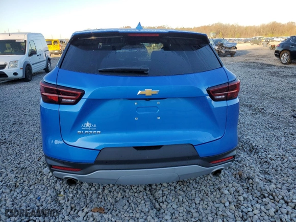 2025 Chevrolet Blazer LT with VIN 3GNKBCR40SS100919, listed as a Copart auction lot 85868734 with 3,882 mi miles and Salvage Title. Bid and sale history available at carsss.com. Image 6.
