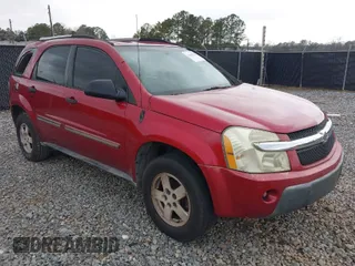 2005 Chevrolet Equinox LS with VIN 2CNDL13F356193284, listed as a IAAI auction lot 41463290 with 206,358 mi miles. Bid and sale history available at carsss.com. Image 1.