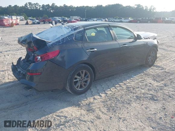 2019 Kia Optima LX with VIN 5XXGT4L36KG297828, listed as a IAAI auction lot 42597545 with 199,652 mi miles and . Bid and sale history available at DreamBid. Image 4.