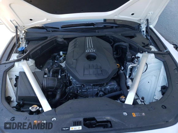 2023 Genesis G70 2.0T with VIN KMTG34TA9PU129246, listed as a Copart auction lot 60851434 with 12,407 mi miles and Non Repairable. Bid and sale history available at DreamBid. Image 11.