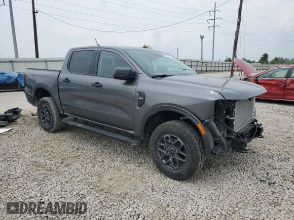2024 Ford Ranger XLT with VIN 1FTER4HH0RLE28921, listed as a Copart auction lot 61016105 with 5,908 mi miles and Salvage title. Bid and sale history available at DreamBid. Image 4.
