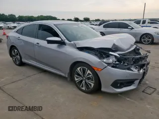 2018 Honda Civic EX-L z VIN JHMFC1F7XJX029864, wystawiony jako Copart lot #59989035 z przebiegiem 43 318 mil mil oraz Szkoda całkowita • Salvage title. Historia ofert i sprzedaży dostępna na DreamBid. Obrazek 4.