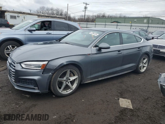 2018 Audi A5 Sportback Premium with VIN WAUDNCF57JA054802, listed as a Copart auction lot 41264124 with 109,449 mi miles. Bid and sale history available at carsss.com. Image 1.