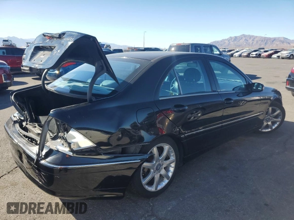 2003 Mercedes-Benz C 230 Kompressor with VIN WDBRF40J73A526306, listed as a Copart auction lot 45041735 with 94,641 mi miles and Salvage Title. Bid and sale history available at DreamBid. Image 3.