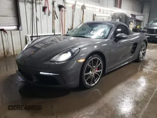 2017 Porsche 718 Boxster S with VIN WP0CB2A84HS240370, listed as a Copart auction lot 80195674 with 16,544 mi miles and Salvage Title. Bid and sale history available at DreamBid. Image 1.