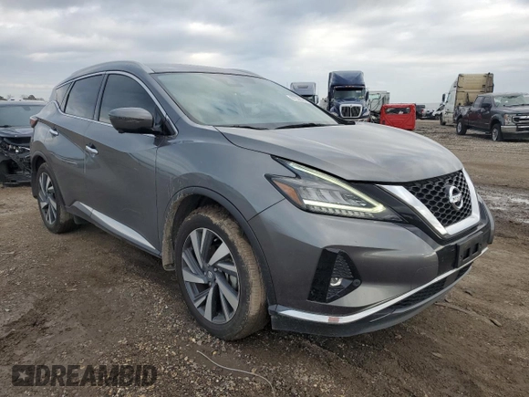 2022 Nissan Murano SL with VIN 5N1AZ2CJ3NC112559, listed as a Copart auction lot 87326144 with 47,136 mi miles and Salvage Title. Bid and sale history available at carsss.com. Image 4.
