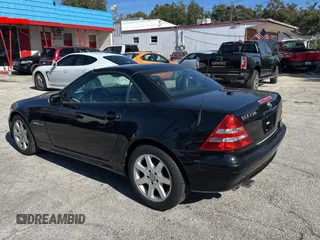 2002 Mercedes-Benz SLK-Class 2.3L Kompressor with VIN WDBKK49FX2F265220, listed as a Copart auction lot 84038354 with 90,860 mi miles and Clean Title. Bid and sale history available at carsss.com. Image 3.