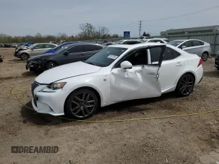 2014 Lexus IS 350 z VIN JTHCE1D22E5003085, wystawiony jako Copart lot #55047665 z przebiegiem 121 119 mil mil oraz Szkoda całkowita • Salvage title. Historia ofert i sprzedaży dostępna na DreamBid. Obrazek 1.