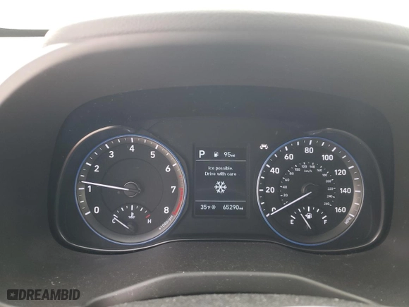 2019 Hyundai Kona SE with VIN KM8K1CAA4KU381485, listed as a Copart auction lot 88309615 with 65,290 mi miles and Salvage Title. Bid and sale history available at carsss.com. Image 9.