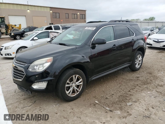 2016 Chevrolet Equinox LT with VIN 2GNALCEK1G6164325, listed as a Copart auction lot 53672495 with 194,907 mi miles and Clean Title. Bid and sale history available at DreamBid. Image 1.