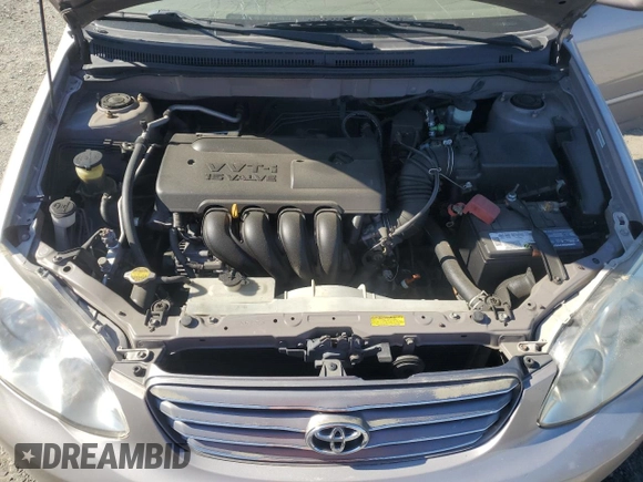 2003 Toyota Corolla CE with VIN 1NXBR38E33Z084761, listed as a Copart auction lot 55859545 with 205,938 mi miles and Salvage Title. Bid and sale history available at DreamBid. Image 11.