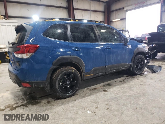 2024 Subaru Forester Wilderness with VIN JF2SKAJC8RH505754, listed as a Copart auction lot 43764855 with 14,616 mi miles and Salvage Title. Bid and sale history available at carsss.com. Image 3.