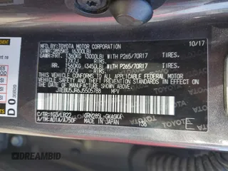 2018 Toyota 4Runner SR5 with VIN JTEBU5JR6J5505788, listed as a Copart auction lot 47994275 with 94,386 mi miles and Salvage Title. Bid and sale history available at carsss.com. Image 14.