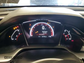 2019 Honda Civic Sport with VIN 2HGFC2F88KH514138, listed as a Copart auction lot 54598535 with 122,198 mi miles and Salvage title. Bid and sale history available at DreamBid. Image 9.