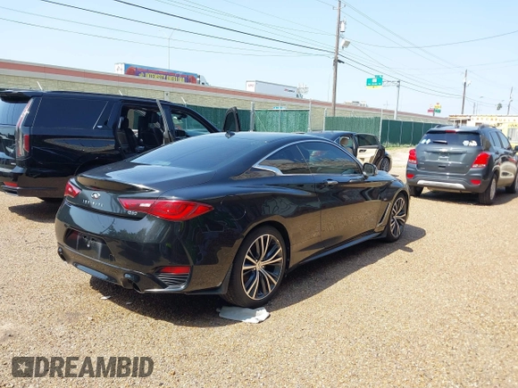 2017 Infiniti Q60 Sport with VIN JN1EV7EK6HM360584, listed as a IAAI auction lot 41931143 with 88,709 mi miles and . Bid and sale history available at DreamBid. Image 4.