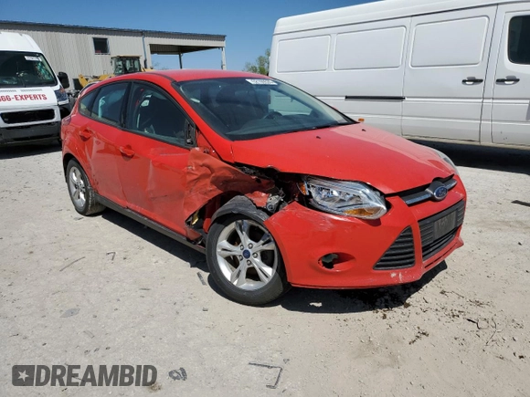2013 Ford Focus SE with VIN 1FADP3K21DL182041, listed as a Copart auction lot 52100535 with 156,308 mi miles and Salvage Title. Bid and sale history available at carsss.com. Image 4.