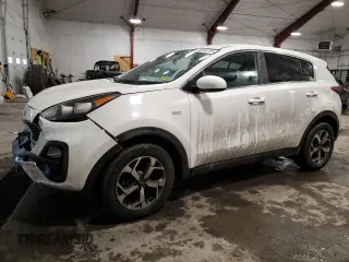 2020 Kia Sportage LX with VIN KNDPMCAC7L7661985, listed as a Copart auction lot 46394705 with 74,755 mi miles and Salvage Title. Bid and sale history available at carsss.com. Image 1.