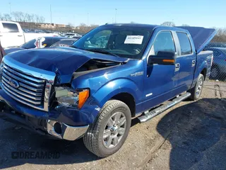 2012 Ford F-150 XL with VIN 1FTFW1CT4CKD24792, listed as a IAAI auction lot 41748045 with 185,971 mi miles. Bid and sale history available at carsss.com. Image 2.