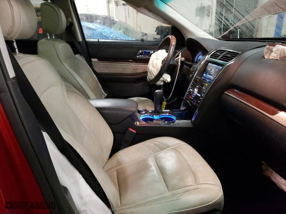2016 Ford Explorer Platinum with VIN 1FM5K8HT6GGC70554, listed as a Copart auction lot 45110025 with 120,021 mi miles and Salvage Title. Bid and sale history available at carsss.com. Image 7.