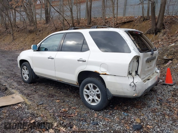 2004 Acura MDX Touring Pkg RES w/Nav with VIN 2HNYD18974H549920, listed as a IAAI auction lot 41696166 with 264,868 mi miles. Bid and sale history available at carsss.com. Image 3.