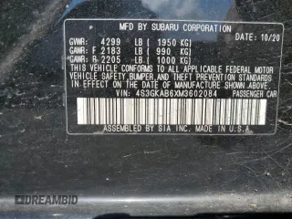 2021 Subaru Impreza with VIN 4S3GKAB6XM3602084, listed as a Copart auction lot 74410624 with 115,125 mi miles and Salvage Title. Bid and sale history available at carsss.com. Image 12.