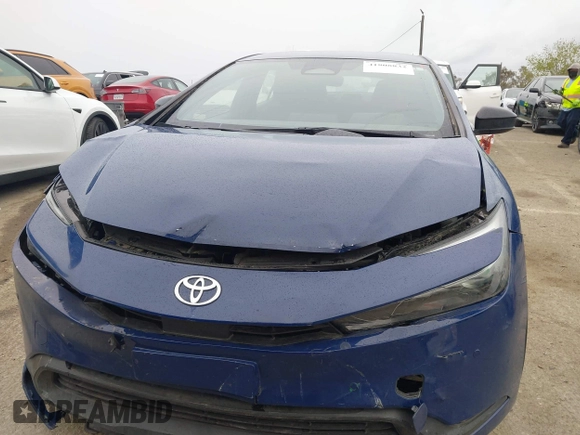 2024 Toyota Prius LE with VIN JTDACAAUXR3024790, listed as a IAAI auction lot 41808832 with 38,968 mi miles. Bid and sale history available at carsss.com. Image 12.