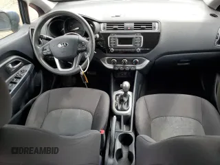 2016 Kia Rio LX with VIN KNADM4A35G6674946, listed as a Copart auction lot 56012124 with 110,647 mi miles and Salvage Title. Bid and sale history available at carsss.com. Image 8.