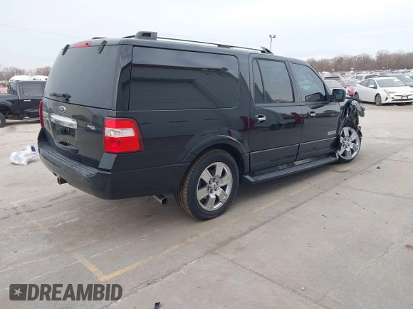 2008 Ford Expedition EL Limited with VIN 1FMFK20568LA60088, listed as a IAAI auction lot 41276609 with 126,187 mi miles. Bid and sale history available at carsss.com. Image 4.