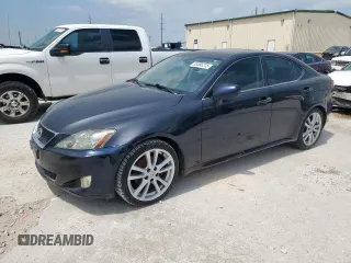 2007 Lexus IS 250 with VIN JTHBK262972053929, listed as a Copart auction lot 53496215 with 189,677 mi miles and Clean Title. Bid and sale history available at carsss.com. Image 1.