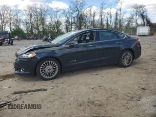 2014 Ford Fusion Titanium Hybrid with VIN 3FA6P0RUXER199308, listed as a Copart auction lot 52111045 with 164,815 mi miles and Salvage Title. Bid and sale history available at carsss.com. Image 1.