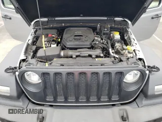 2021 Jeep Wrangler Unlimited Willys with VIN 1C4HJXDN2MW515423, listed as a Copart auction lot 55678745 with 42,169 mi miles and Salvage Title. Bid and sale history available at DreamBid. Image 11.
