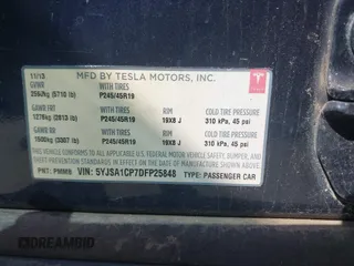 2013 Tesla Model S Performance с VIN 5YJSA1CP7DFP25848, выставлен на аукционе IAAI как лот 42511007 с пробегом 144 321 миль миль и . История ставок и продаж доступна на DreamBid. Изображение 9.