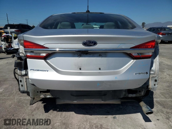 2018 Ford Fusion Hybrid S with VIN 3FA6P0UU7JR122848, listed as a Copart auction lot 46677155 with 75,932 mi miles and Salvage Title. Bid and sale history available at carsss.com. Image 6.