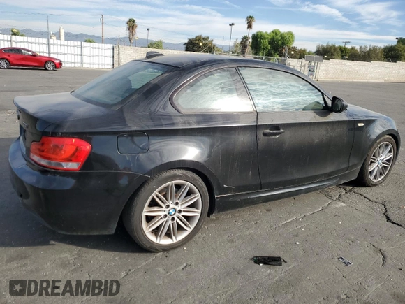 2012 BMW 1 Series 128i with VIN WBAUP9C55CVL91384, listed as a Copart auction lot 77684304 with 201,402 mi miles and Clean title. Bid and sale history available at DreamBid. Image 3.